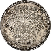 1 Thaler - William Frederick, Germany, 1715 reverse image
