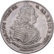 1 Thaler - Charles William Frederick Augsburg Confession obverse image