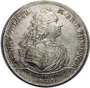 1 Thaler - Charles William Frederick Augsburg Confession obverse image