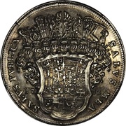 1 Thaler - Charles William Frederick, Germany, 1732 reverse image