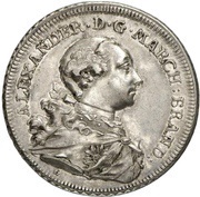 1 Thaler - Christian Frederick Charles Alexander Konventionstaler obverse image
