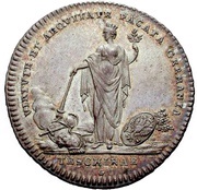 1 Thaler - Christian Frederick Charles Alexander Peace, Germany, 1779 reverse image