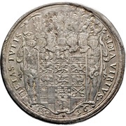 2 Thalers - George Frederick II, Germany, 1696 reverse image