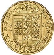 1 Ducat - Albert, Germany, 1663 reverse image