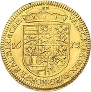 1 Ducat - John Frederick, Germany, 1672 reverse image