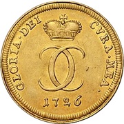 1 Ducat - Christiane Charlotte, Germany, 1726 reverse image