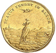 1 Ducat - Charles William Frederick Falkendukat, Germany, 1753 reverse image