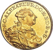 1 Ducat - Christian Frederick Charles Alexander obverse image