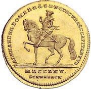 1 Ducat - Christian Frederick Charles Alexander obverse image
