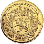 1 Ducat - Christian Frederick Charles Alexander, Germany, 1765 reverse image
