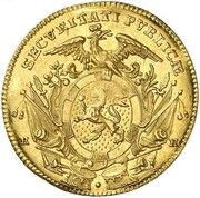 1 Ducat - Christian Frederick Charles Alexander, Germany, 1765 reverse image