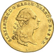 1 Ducat - Christian Frederick Charles Alexander Acquisition of Bayreuth obverse image