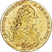 4 Ducats - Charles William Frederick Ansbach Justice Board obverse image