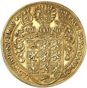 5 Ducats - Frederick, Albert and Christian Gold pattern strike, Germany, 1628-1631 reverse image