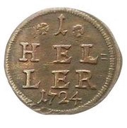 Heller, George William, Germany, 1722-1724 reverse image