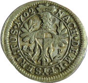 1 Kreuzer - Christian Ernest, Germany, 1697-1710 reverse image