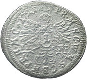 1 Kreuzer - George William, Germany, 1712-1724 reverse image