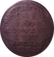 2½ Kreuzer - Frederick Christian, Germany, 1766 reverse image