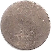 2½ Kreuzer - Frederick Christian, Germany, 1766-1768 reverse image