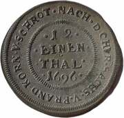1⁄12 Thaler - Christian Ernest, Germany, 1695-1712 reverse image