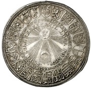 1 Thaler - Christian Ernest, Germany, 1664 reverse image