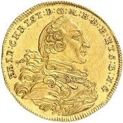 1 Ducat - Frederick Christian obverse image