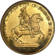1 Ducat - Frederick Christian obverse image
