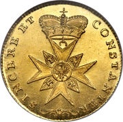 1 Ducat - Frederick Christian, Germany, 1767 reverse image