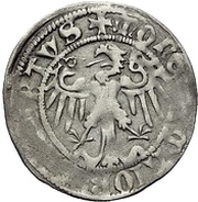 1 Schilling - John IV Alchimysta and Albert Achilles Neustadt an der Aisch, Germany, 1443-1464 reverse image