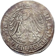 1 Schilling - Albert Achilles, Germany, 1469-1470 reverse image