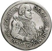 ¼ Thaler - George Frederick I Death obverse image