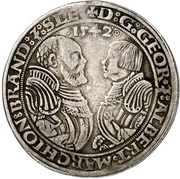 ½ Thaler - George and Albert II obverse image