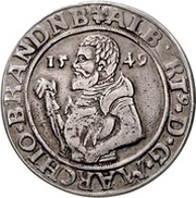 ½ Thaler - Albert II obverse image