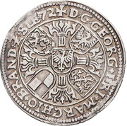 ½ Guldenthaler - George Frederick I obverse image