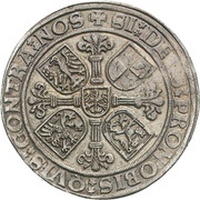 1 Thaler - George and Albert II, Germany, 1538-1545 reverse image