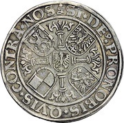 1 Thaler - Albert II, Germany, 1548-1553 reverse image