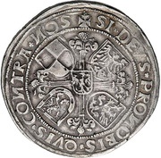 1 Guldengroschen - George and Albert II, Germany, 1537-1538 reverse image