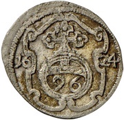 1 Dreier - George William, Germany, 1624 reverse image