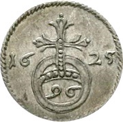 1 Dreier - George William, Germany, 1625 reverse image