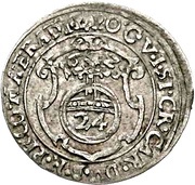1⁄24 Thaler - George William, Germany, 1623 reverse image