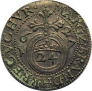 1⁄24 Thaler - George William, Germany, 1625-1627 reverse image