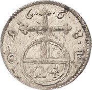 1⁄24 Thaler - Frederick William, Germany, 1667-1668 reverse image
