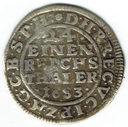 1⁄24 Thaler - Frederick William, Germany, 1683 reverse image
