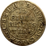 1⁄12 Thaler - Frederick III, Germany, 1689-1692 reverse image