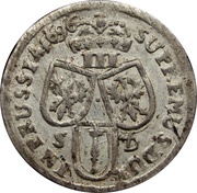 3 Groschen - Frederick III, Germany, 1695-1700 reverse image