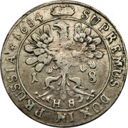 18 Groschen - Frederick William, Germany, 1676-1689 reverse image