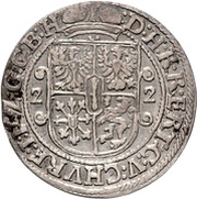 1 Ort - George William, Germany, 1622 reverse image