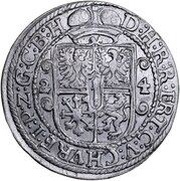 1 Ort - George William, Germany, 1622-1625 reverse image