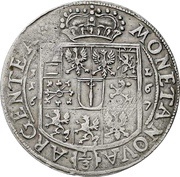 ⅓ Thaler - Frederick William, Germany, 1667-1668 reverse image