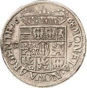 ⅓ Thaler - Frederick William, Germany, 1667-1670 reverse image